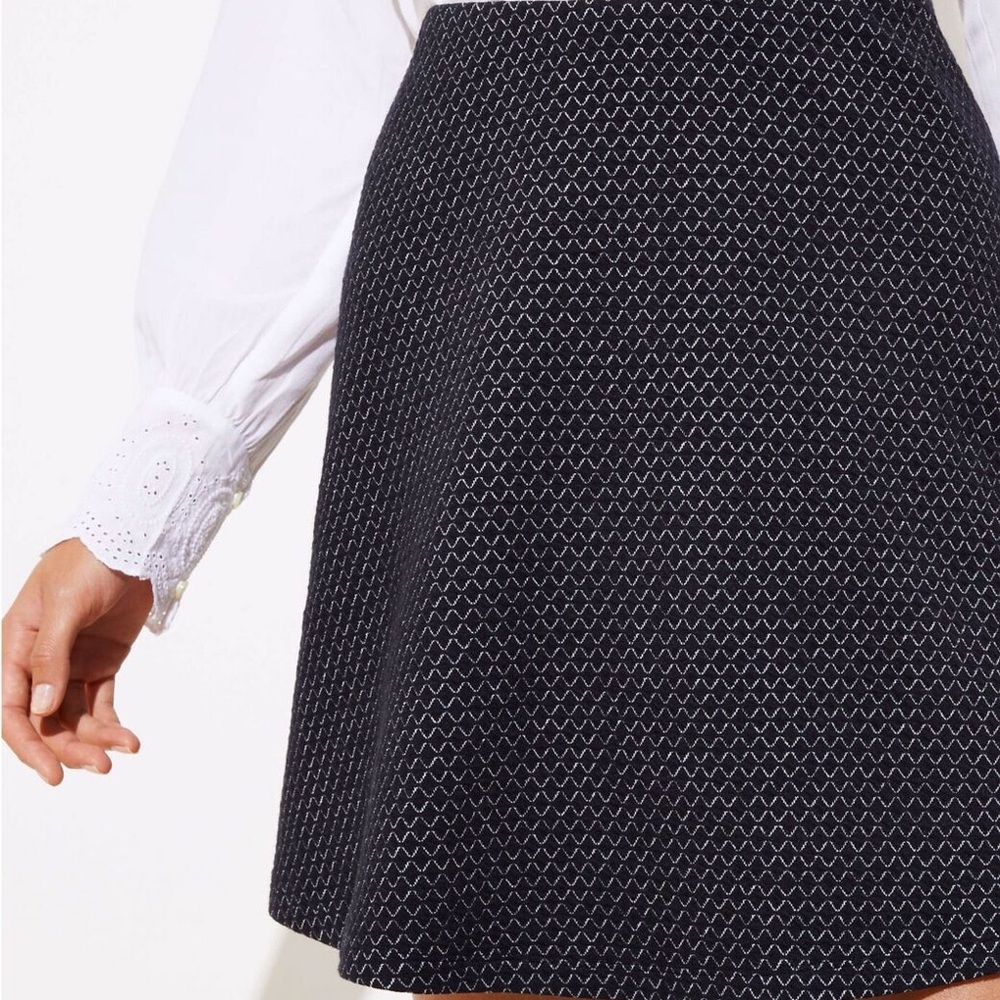 LOFT Plus | Black Diamond A-Line Skirt | Size 20 | NWT